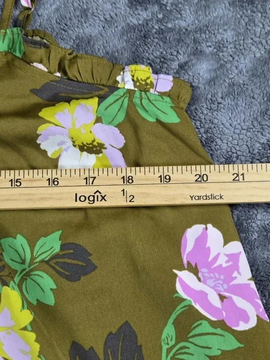 Aerie Floral Tank Top Women's Large Multicolor Sleeveless Pullover Boho Casual - Picture 8 of 10